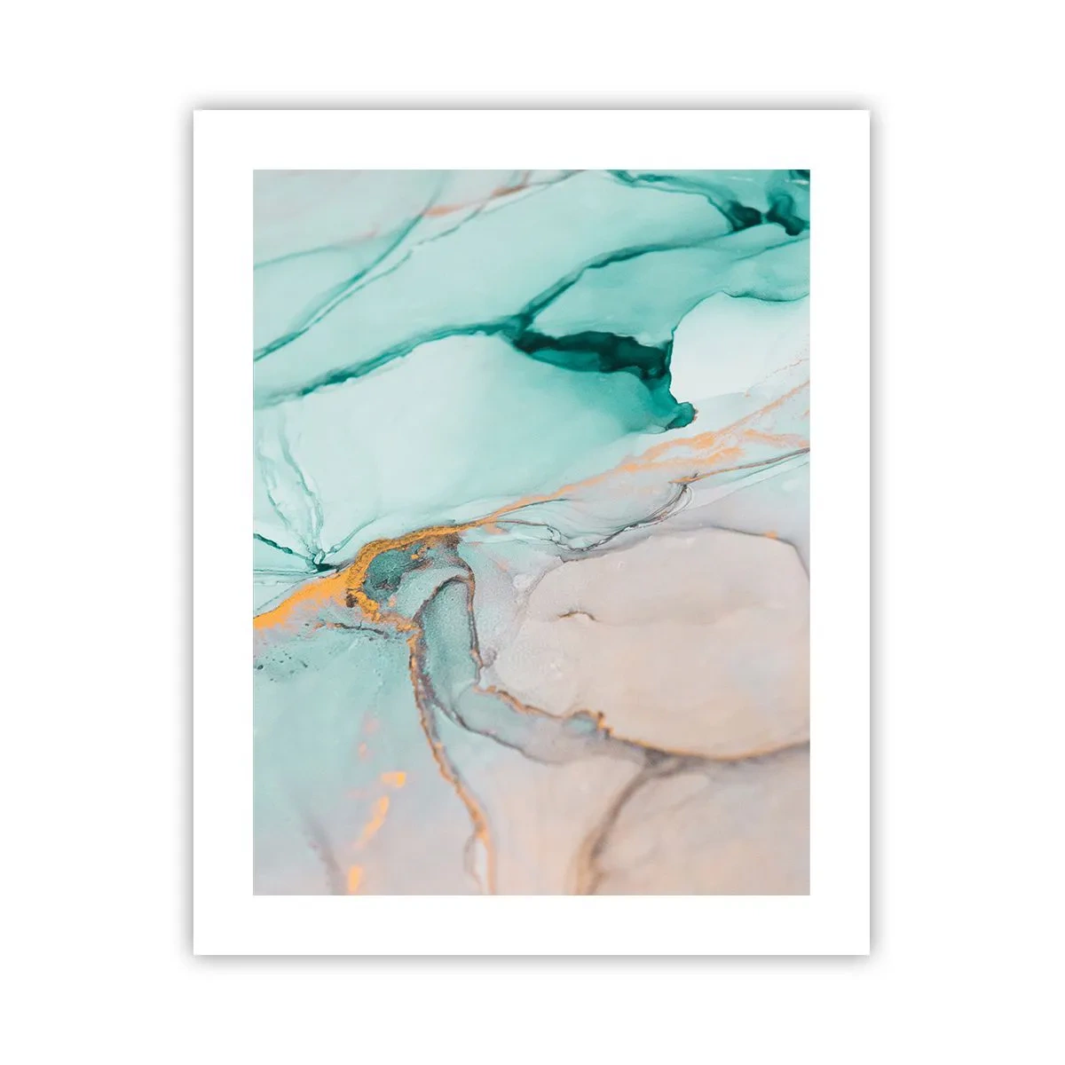 Plakat - Dans af former og farver - 40x50 cm