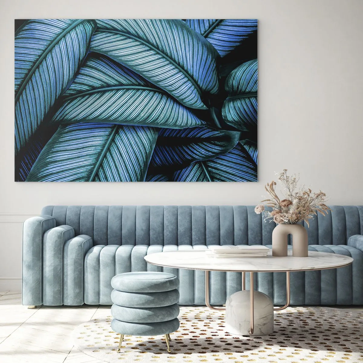 Billede på glas - Livslinjer - 70x50 cm