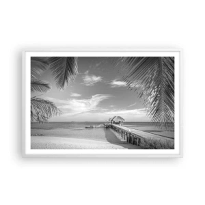 Plakat i hvid ramme - Et minde eller en drøm? - 91x61 cm