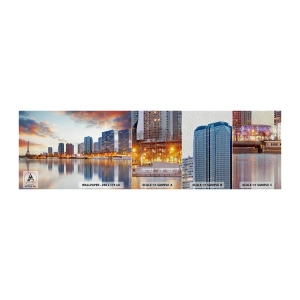 Prøve Fototapet Premium Sand - Den monumentale ro i Paris - By, Paris, Eiffeltårnet - 100x30 cm