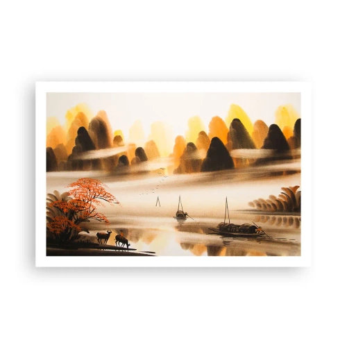 Plakat - Længere væk end det fjerne Østen - 91x61 cm