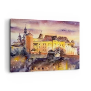 Lærredstryk - Billede på lærred - En historie og en fortælling - 100x70 cm