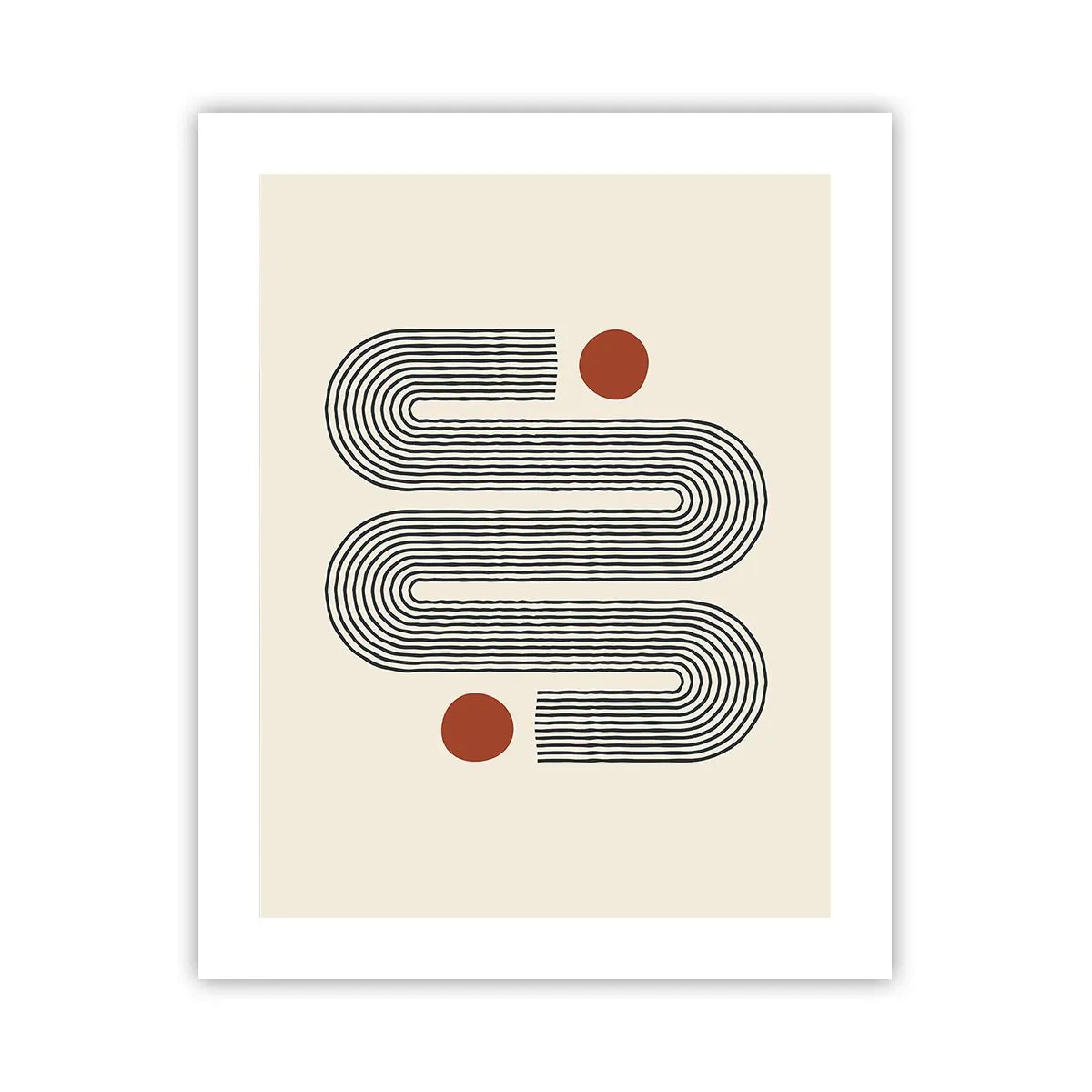 Plakat - Fra start til slut - 40x50 cm