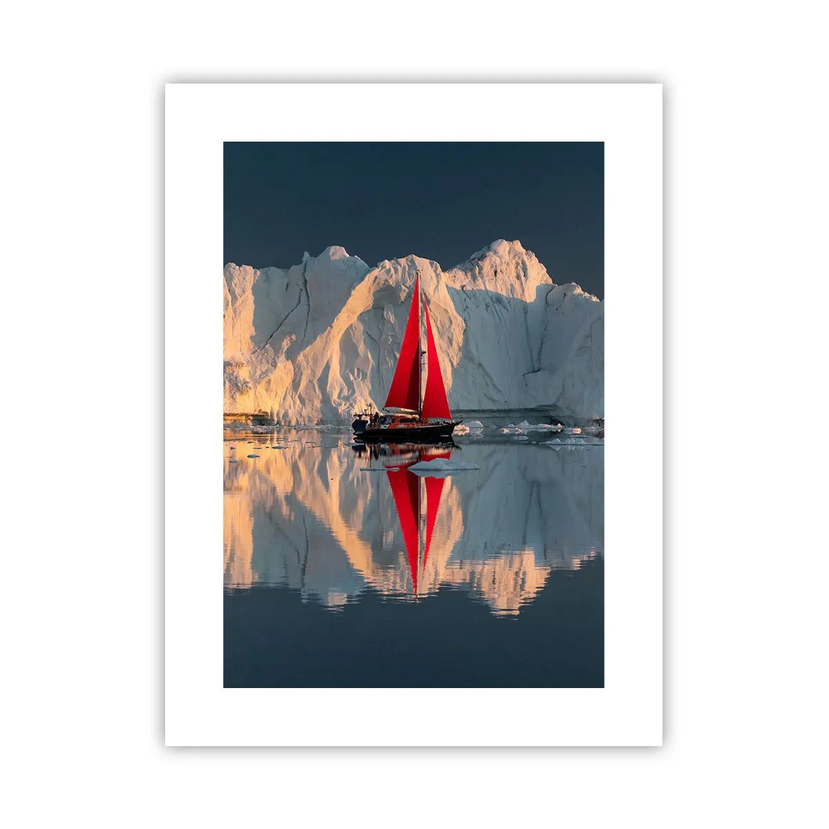 Plakat - På kanten af verden - 30x40 cm