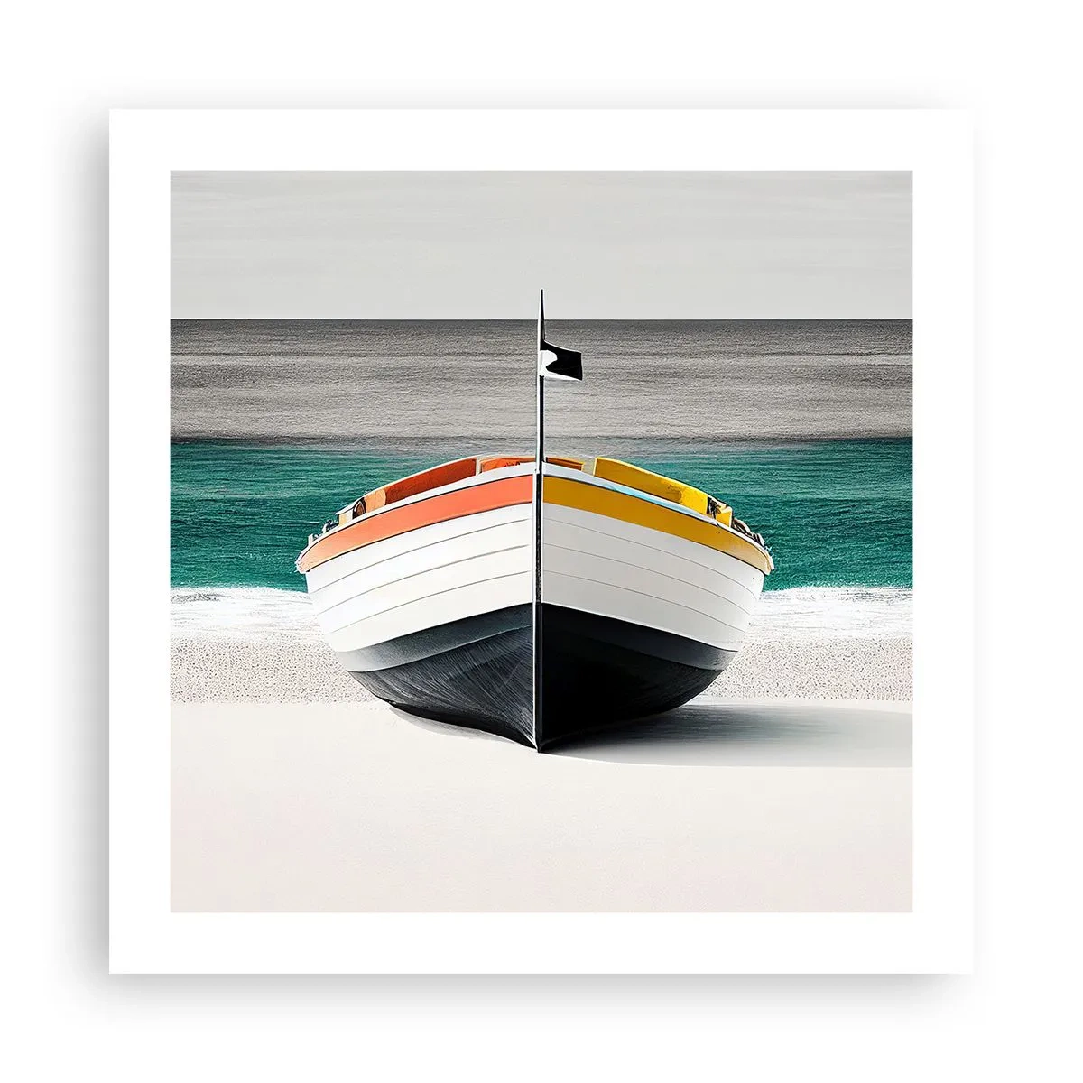 Plakat - På sin plads - 50x50 cm