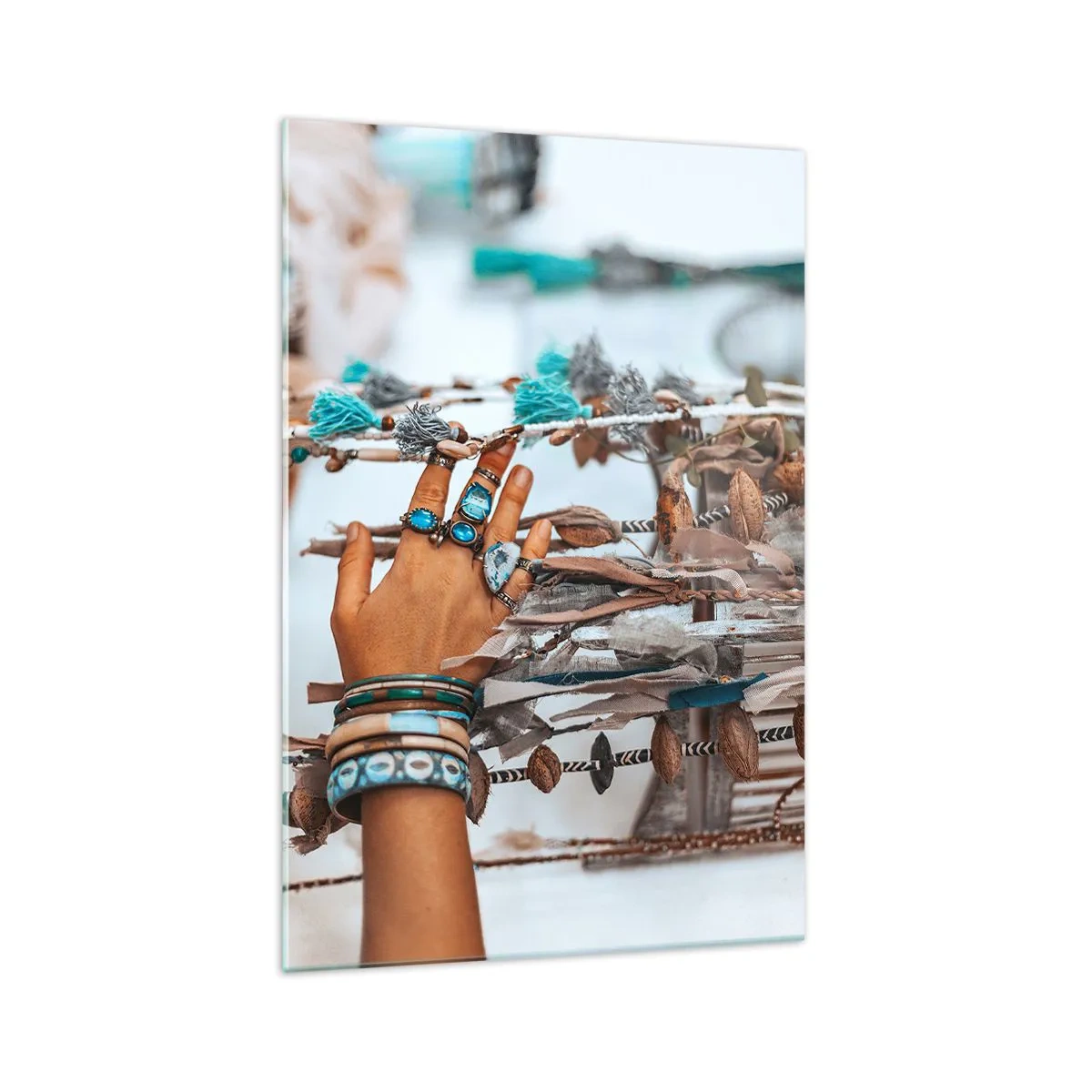 Billede på glas - Lokale skatte - 70x100 cm