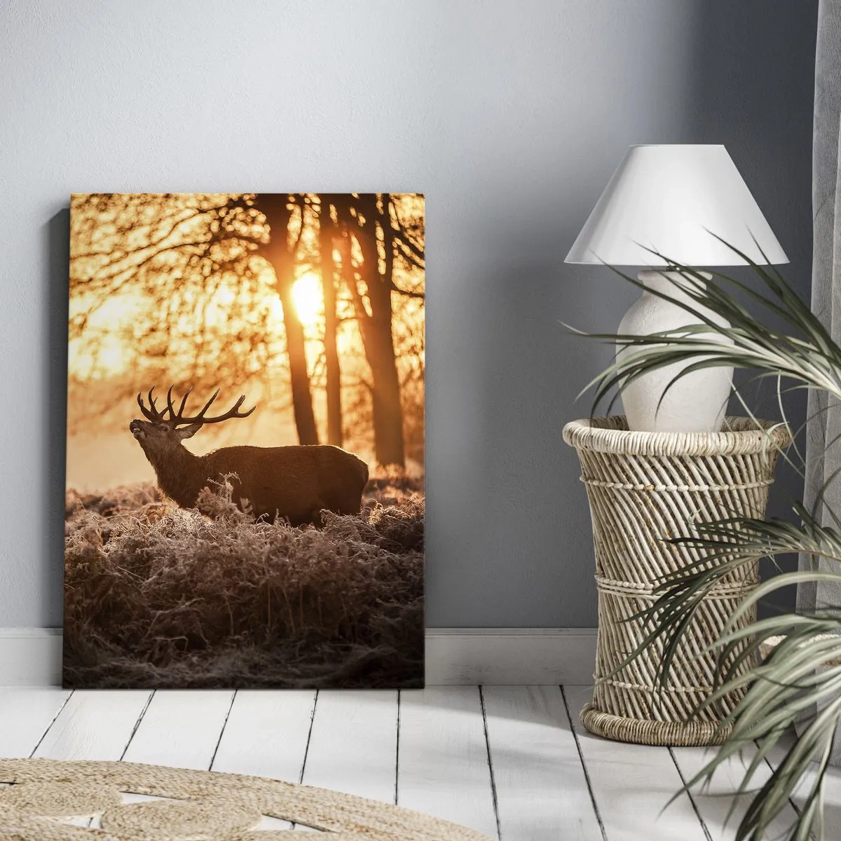 Lærredstryk - Billede på lærred - En jægerdrøm - 50x70 cm
