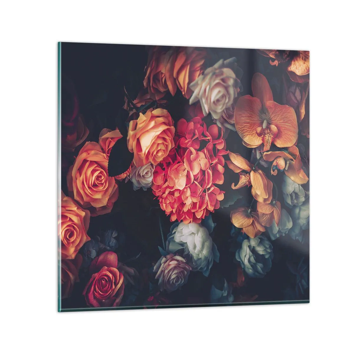 Billede på glas - Ligesom de hollandske mestre - 70x70 cm