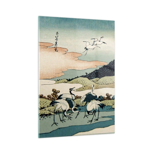 Billede på glas - I japansk ånd - 50x70 cm