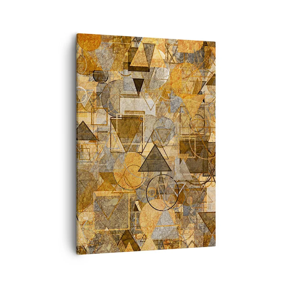 Lærredstryk - Billede på lærred - Verden i form - 50x70 cm