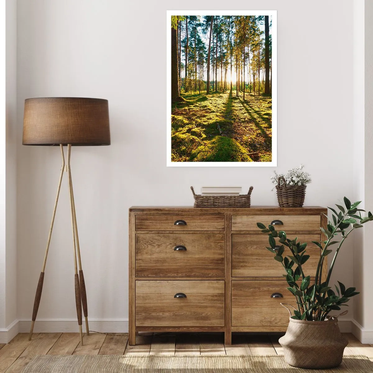 Plakat - ...Bag de syv skove - 40x50 cm