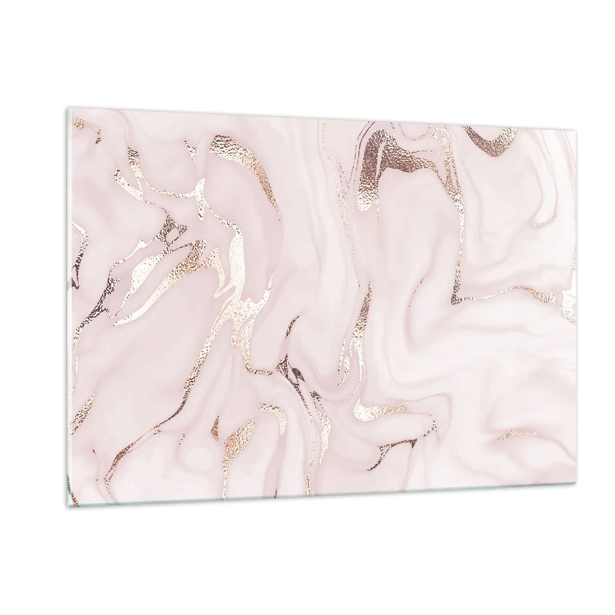 Billede på glas - I et lyserødt tørklæde - 120x80 cm