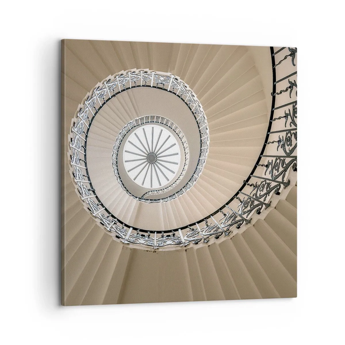 Lærredstryk - Billede på lærred - I midten af en skal - 60x60 cm