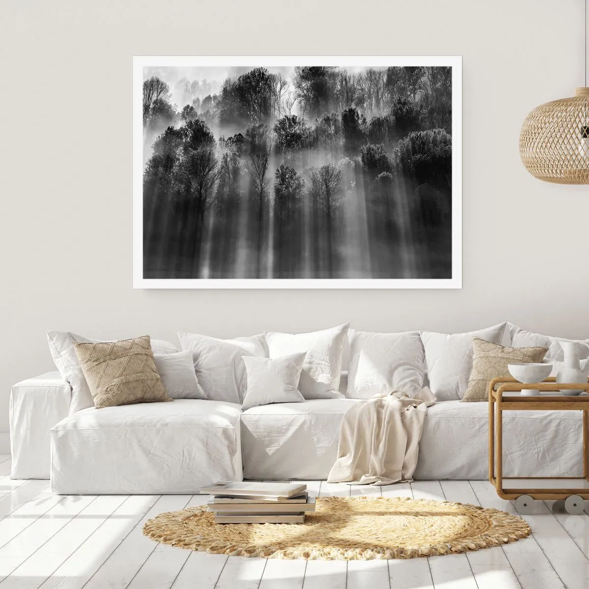 Plakat - I stråler af lys - 91x61 cm