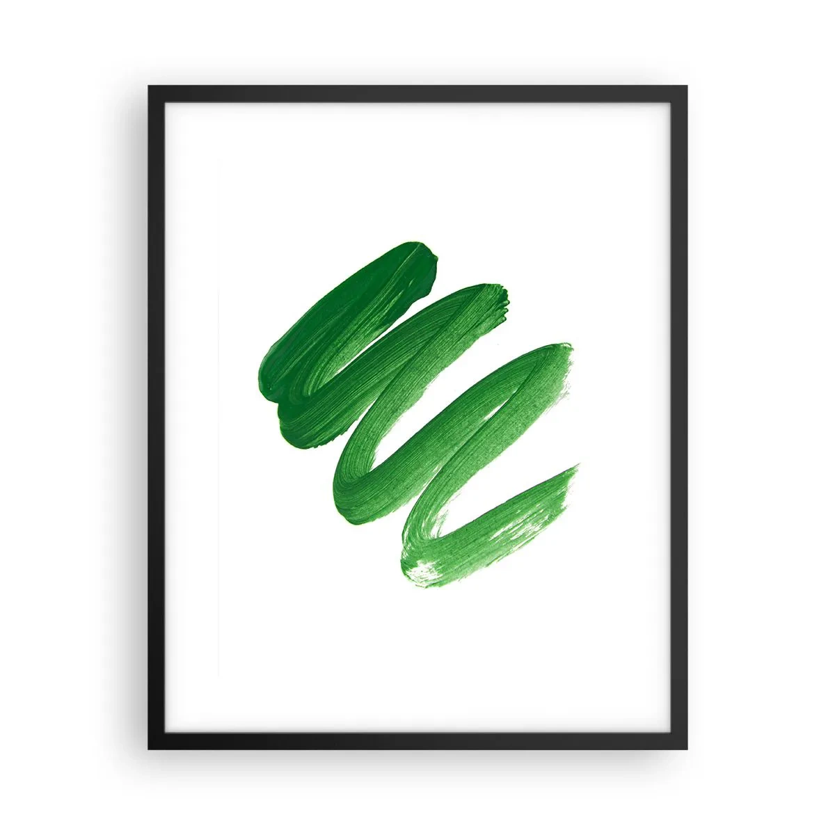 Plakat i sort ramme - En grøn vittighed - 40x50 cm