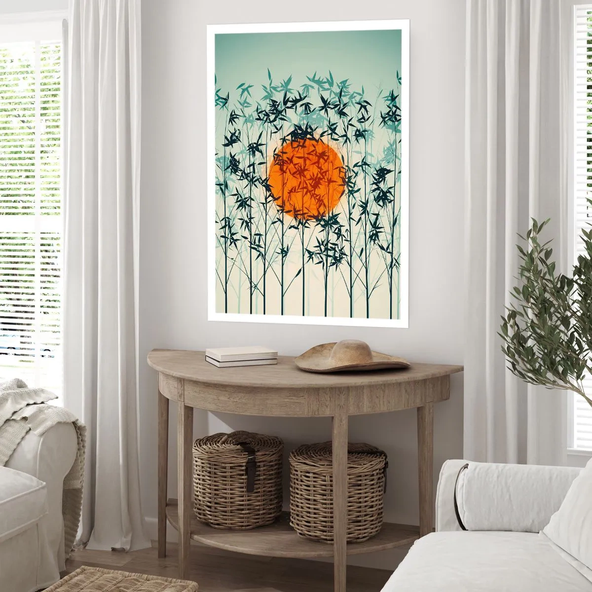 Plakat - Japansk sol - 50x70 cm