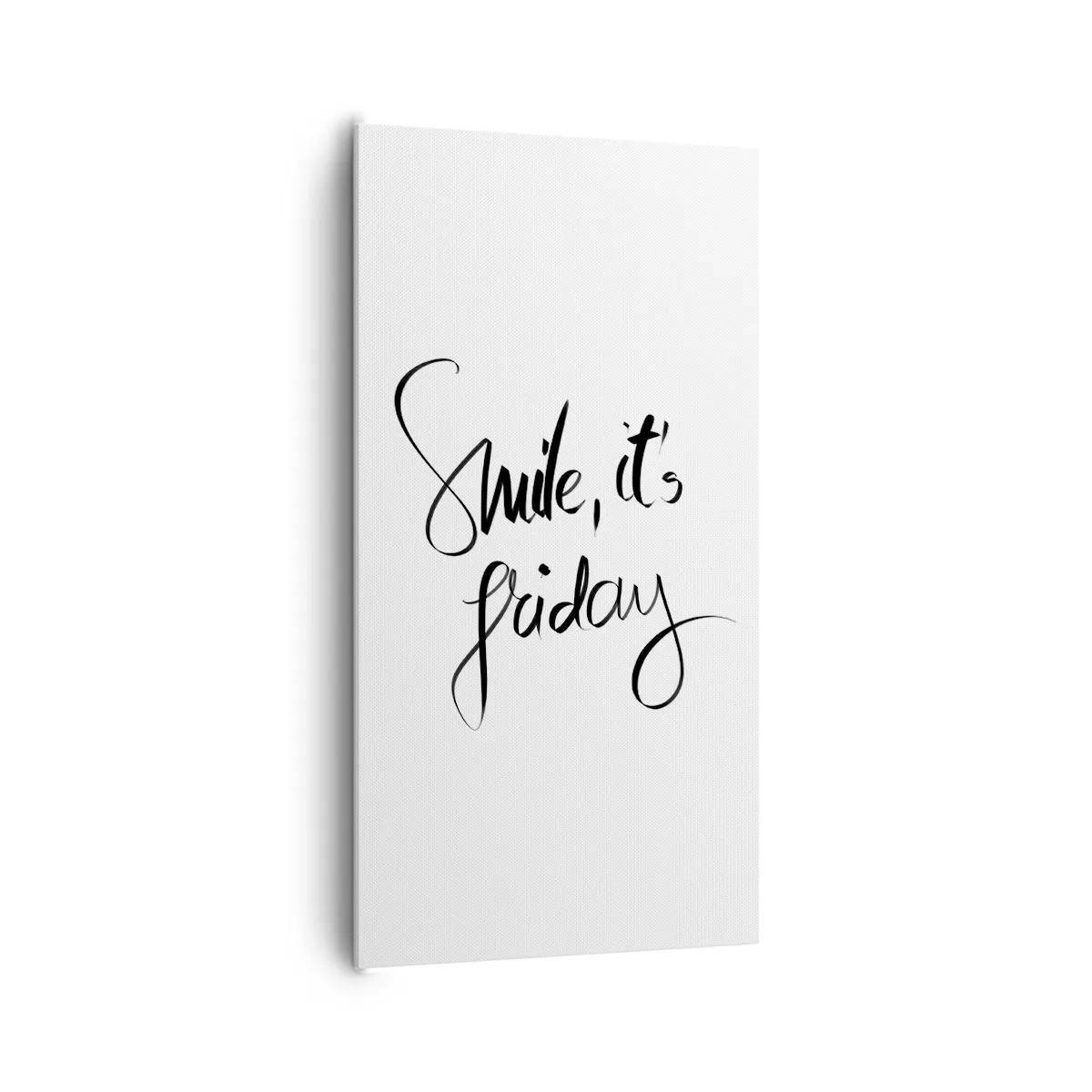 Lærredstryk - Billede på lærred - Ægte glæde - 65x120 cm