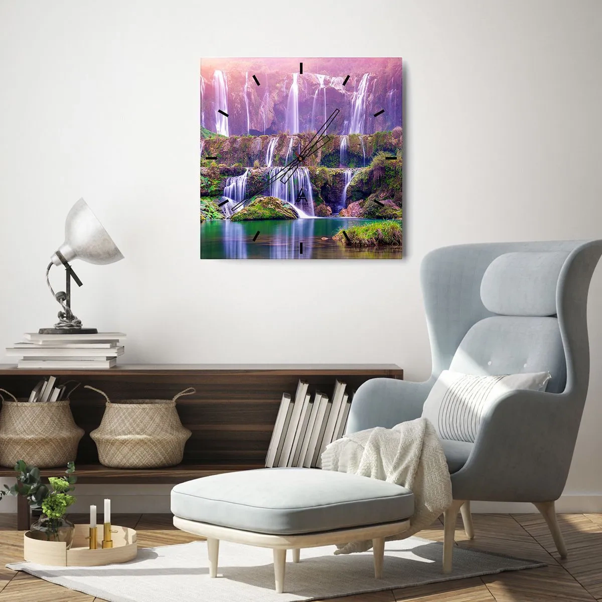 Vægur, Uret - Trappe til himlen - 30x30 cm