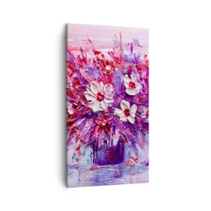 Lærredstryk - Billede på lærred - Uskyld og lidenskab  - 45x80 cm