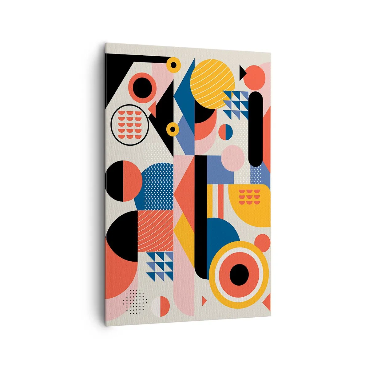 Lærredstryk - Billede på lærred - Komposition: Leg - 80x120 cm