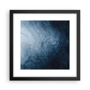 Plakat i sort ramme - Ind i dybet - 30x30 cm