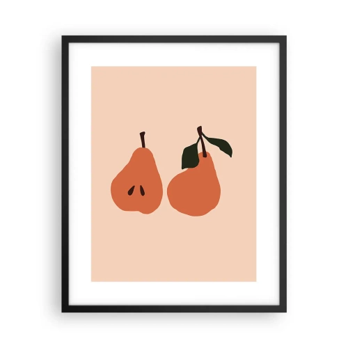 Plakat i sort ramme - Sødmen selv - 40x50 cm