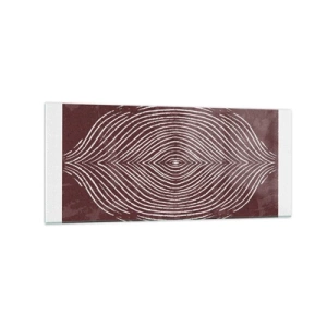 Billede på glas - Rummet taler - 120x50 cm