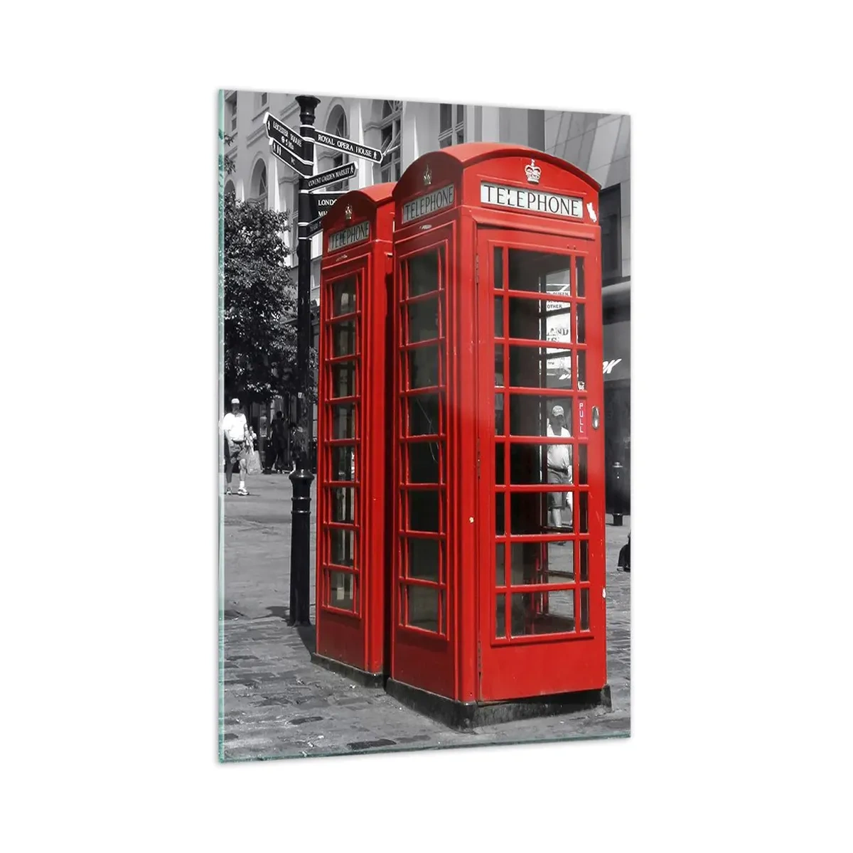 Billede på glas - , - 80x120 cm