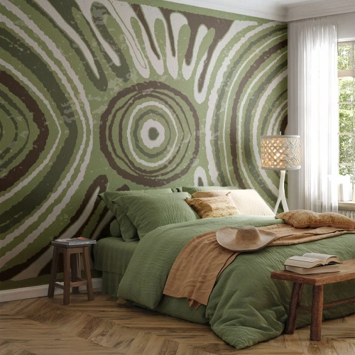 Fototapet Premium Canvas - Eksplosion af følelser - Ældret, Boho, Stykke - 250x175 cm