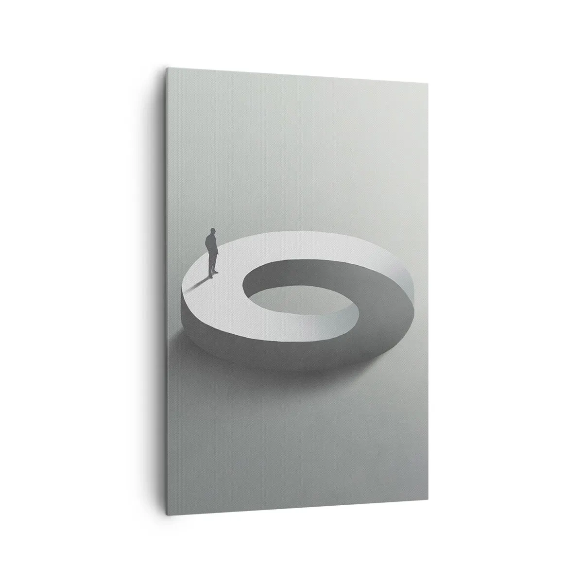 Lærredstryk - Billede på lærred - Og vær klog - 80x120 cm