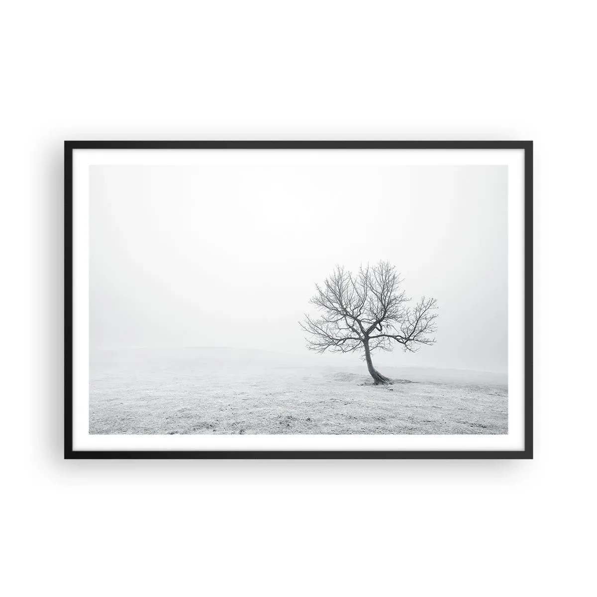 Plakat i sort ramme - Mod intetheden - 91x61 cm