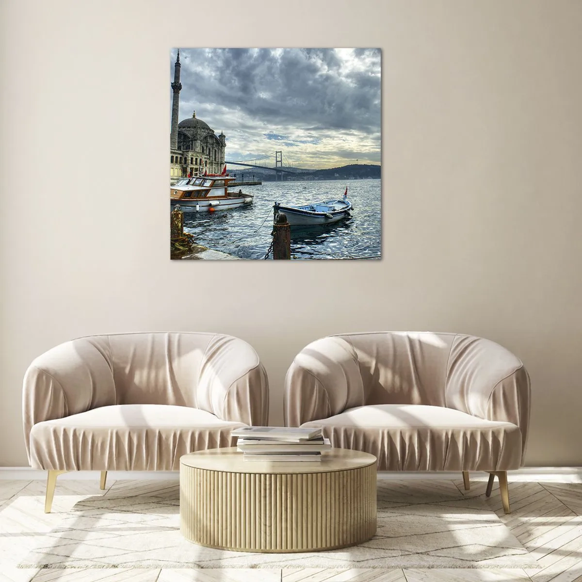 Billede på glas - På grænsen mellem verdener - 60x60 cm