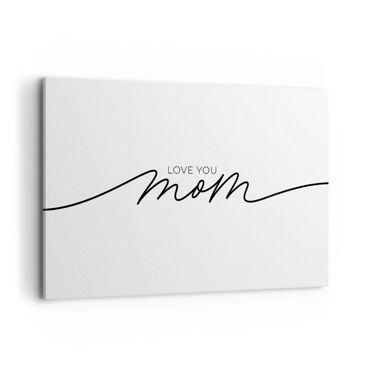 Lærredstryk - Billede på lærred - Stor følelse - 120x80 cm