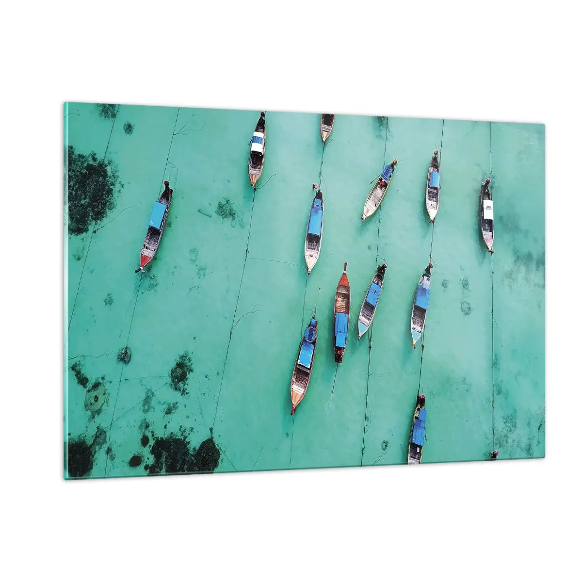 Billede på glas - I glædelig forventning - 120x80 cm