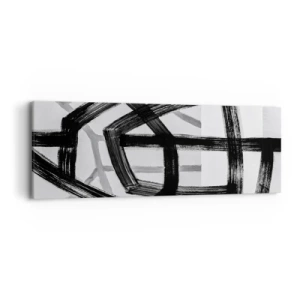 Lærredstryk - Billede på lærred - Opbygning af dybde - 90x30 cm