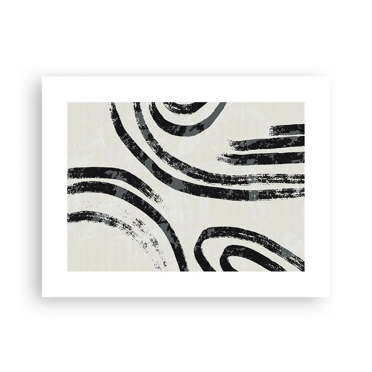 Plakat - Halvt stoppet - 40x30 cm