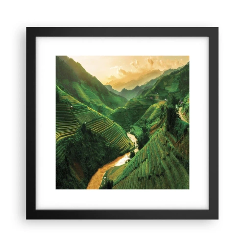 Plakat i sort ramme - Vietnamesisk dal - 30x30 cm