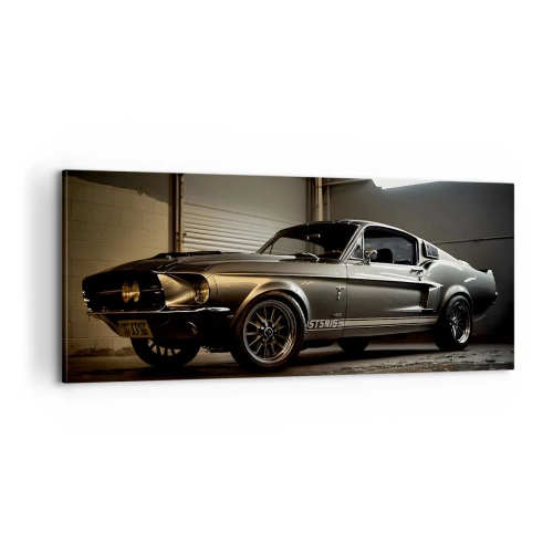 Lærredstryk - Billede på lærred - Tilbage til fortiden - 100x40 cm