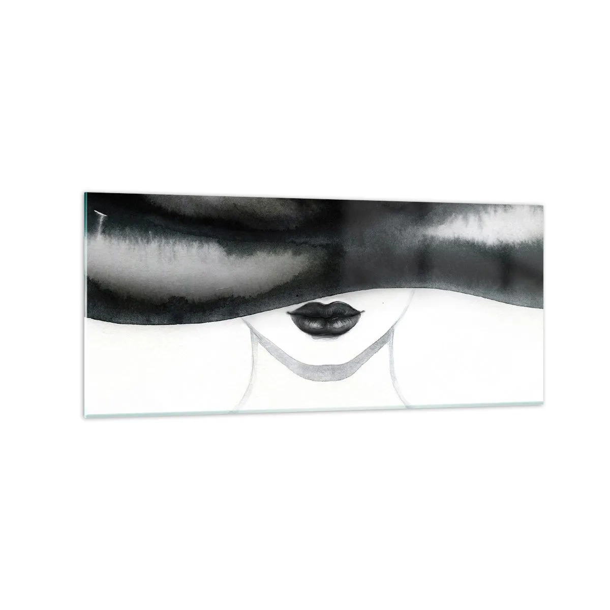 Billede på glas - Et sensuelt mysterium - 120x50 cm