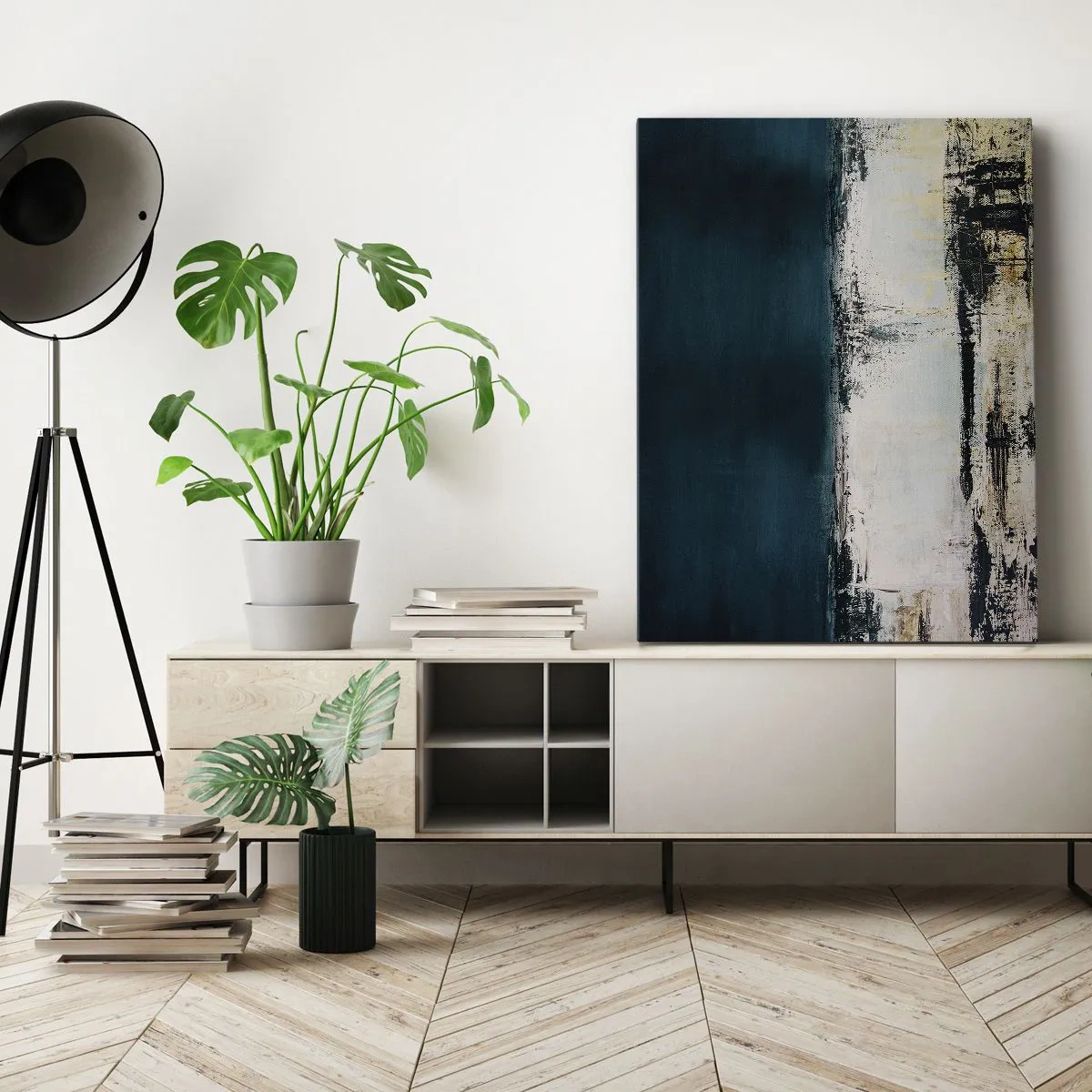 Lærredstryk - Billede på lærred - Vandret sammensætning - 50x70 cm