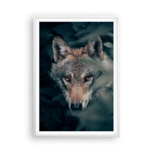 Plakat i hvid ramme - Jæger - 70x100 cm