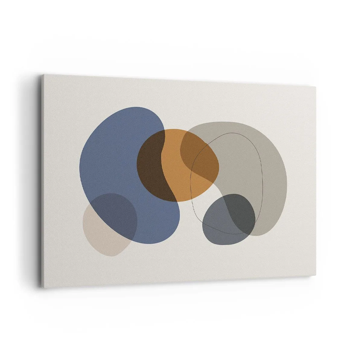 Lærredstryk - Billede på lærred - Dråber af farve - 100x70 cm