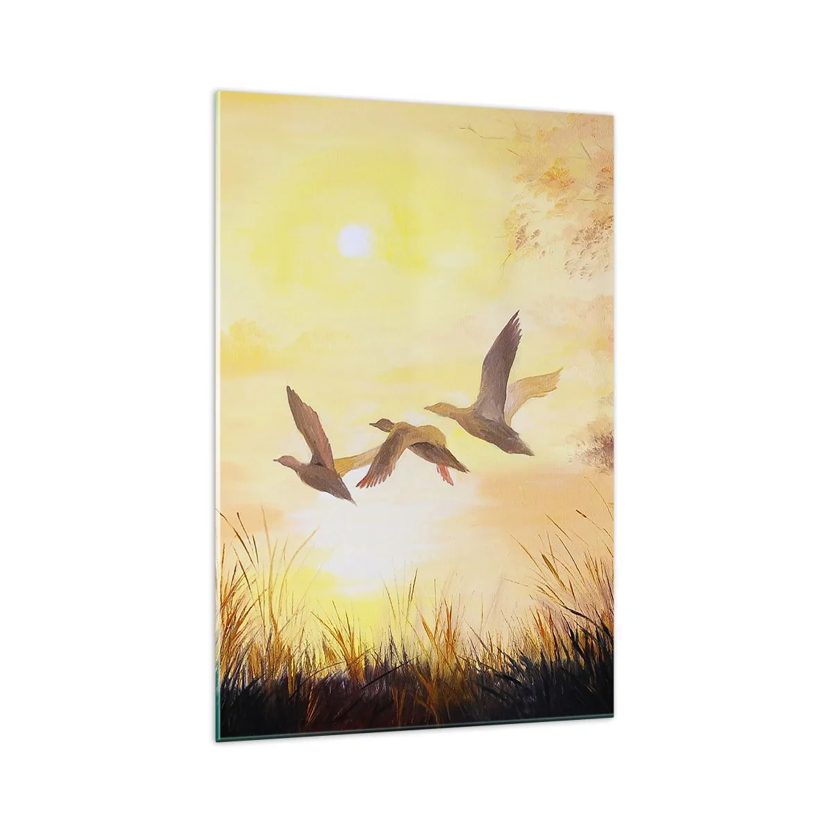 Billede på glas - Starten på en lang rejse - 70x100 cm