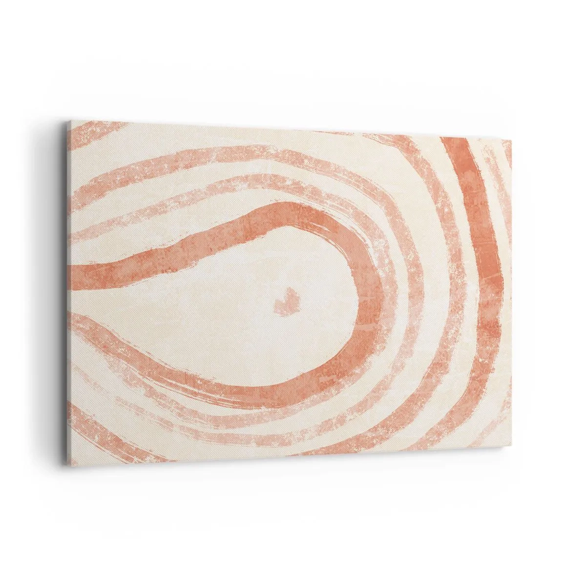 Lærredstryk - Billede på lærred - Koralcirkler - komposition - 100x70 cm