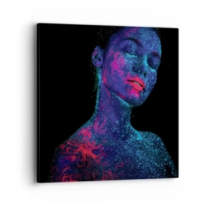 Lærredstryk - Billede på lærred - I stjernestøv - 40x40 cm