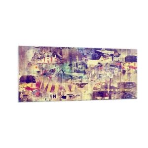 Billede på glas - Og det er alt, hvad der vil være tilbage - 100x40 cm