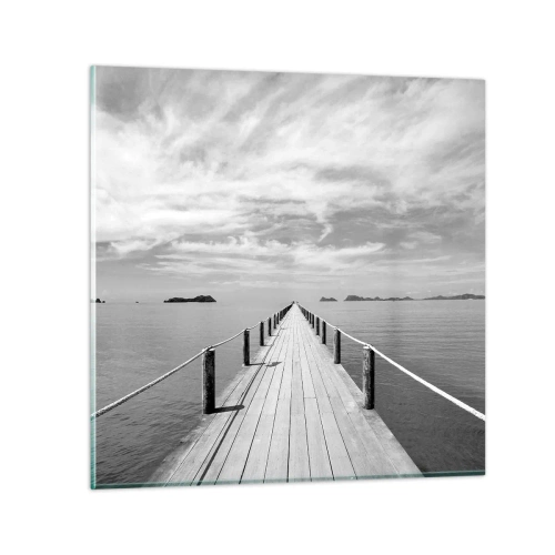 Billede på glas - Eller måske en rejse... - 30x30 cm