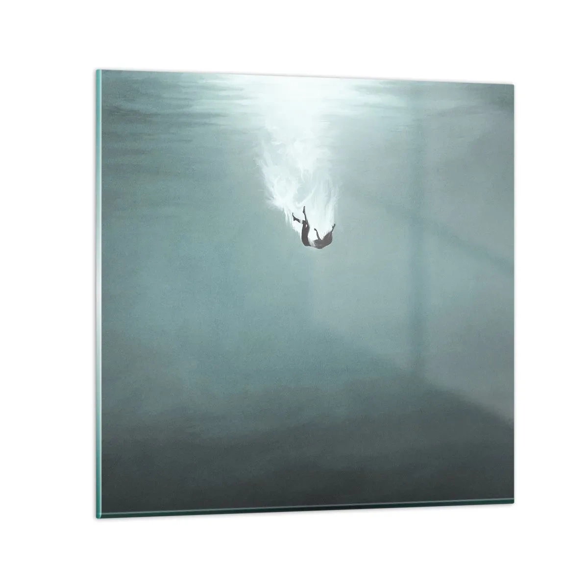 Billede på glas - I havets favntag - 50x50 cm