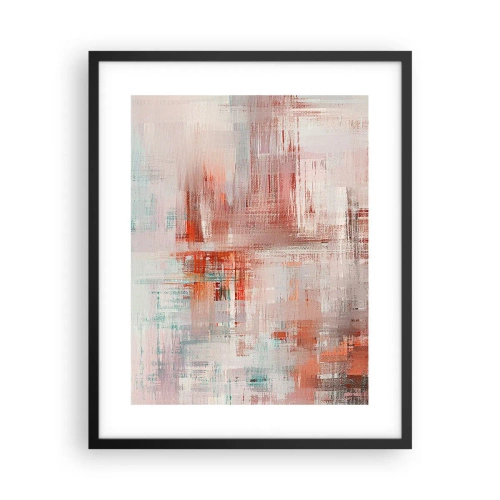 Plakat i sort ramme - Diset. Hvor er dog det lyserødt - 40x50 cm