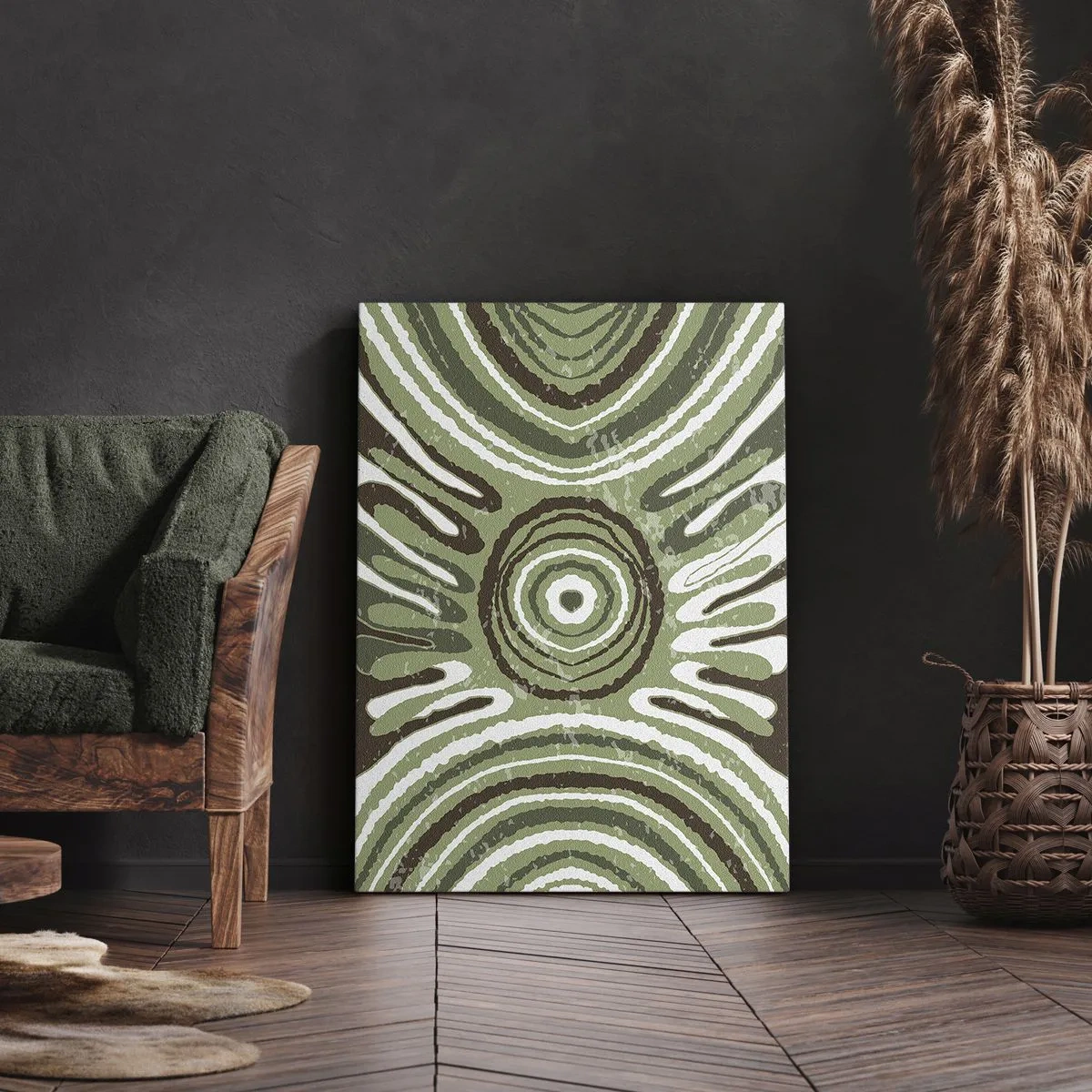 Lærredstryk - Billede på lærred - Eksplosion af følelser - 50x70 cm
